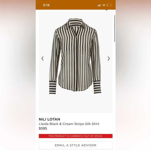 Silk Shirt NILI LOTAN - Picture 5 of 6